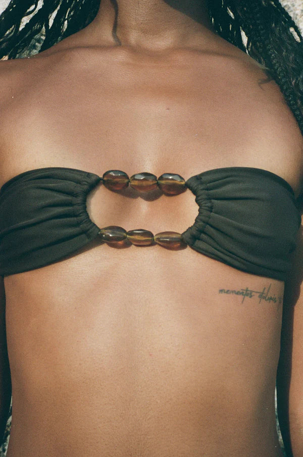 TANN LINE / AZALEA BEAD BANDEAU