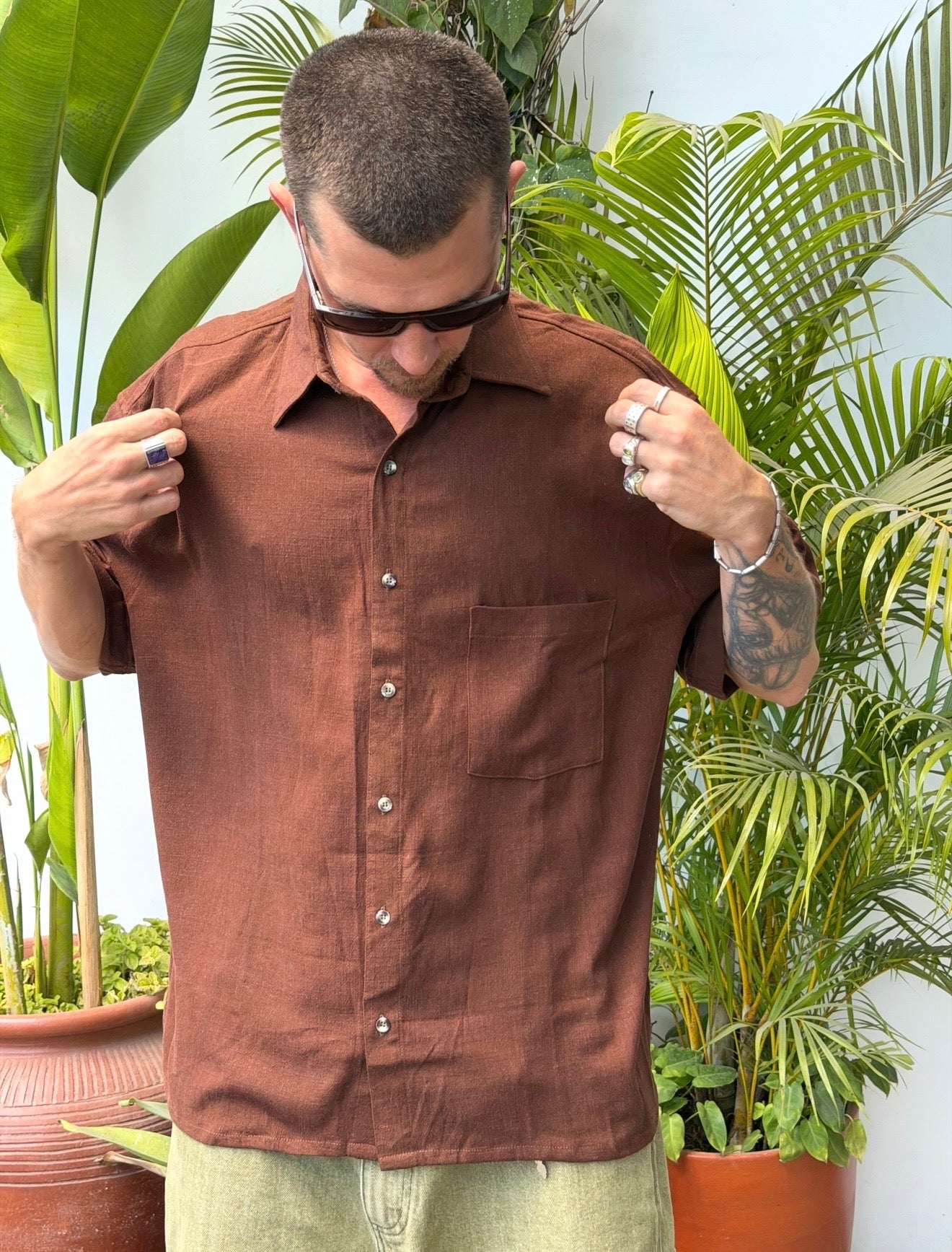 PARKER / SS LINEN SHIRT