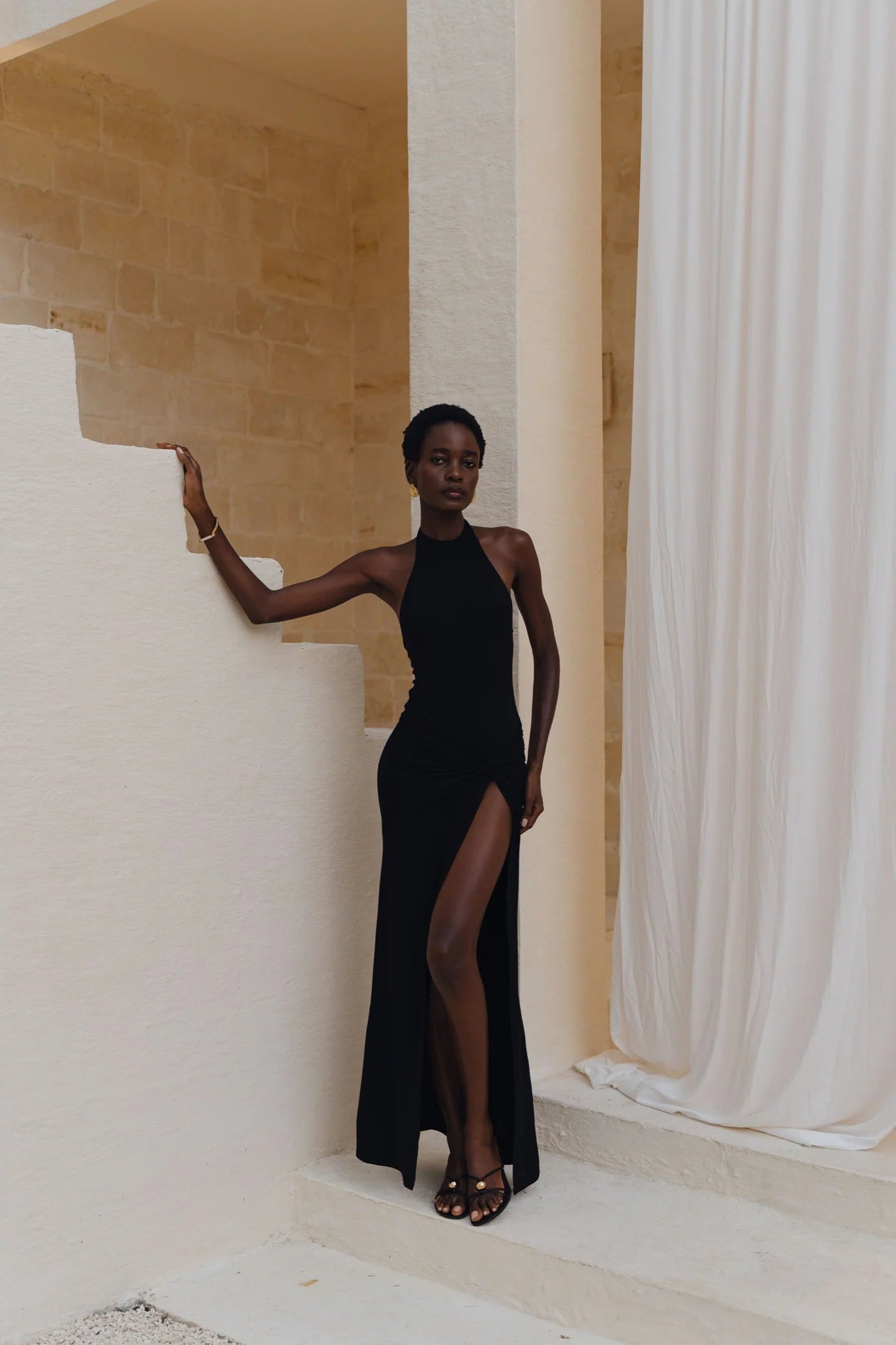 TANN LINE / SAMIRA LONG DRESS