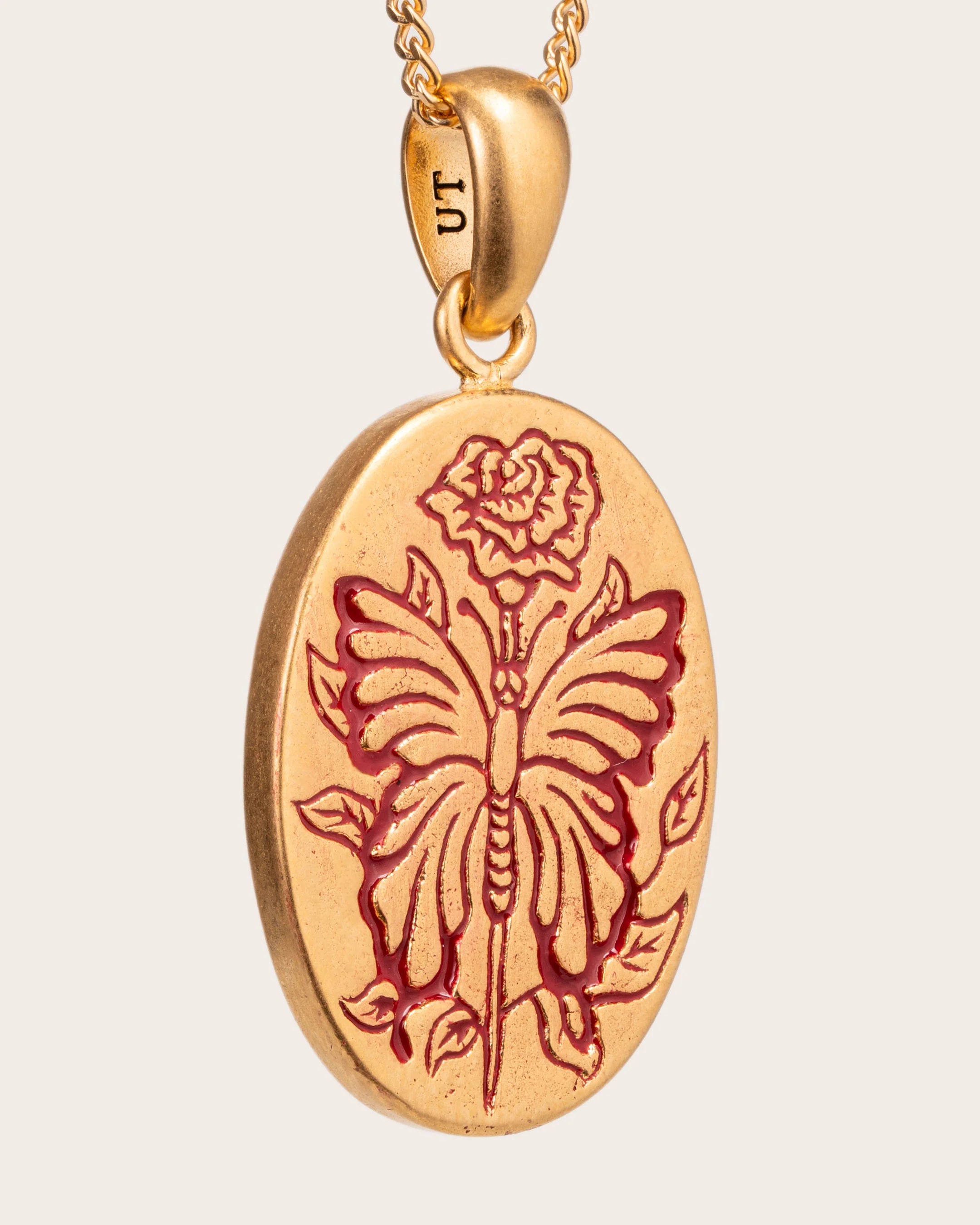 UNTOLD TRUTH / RED BUTTERFLY PENDANT