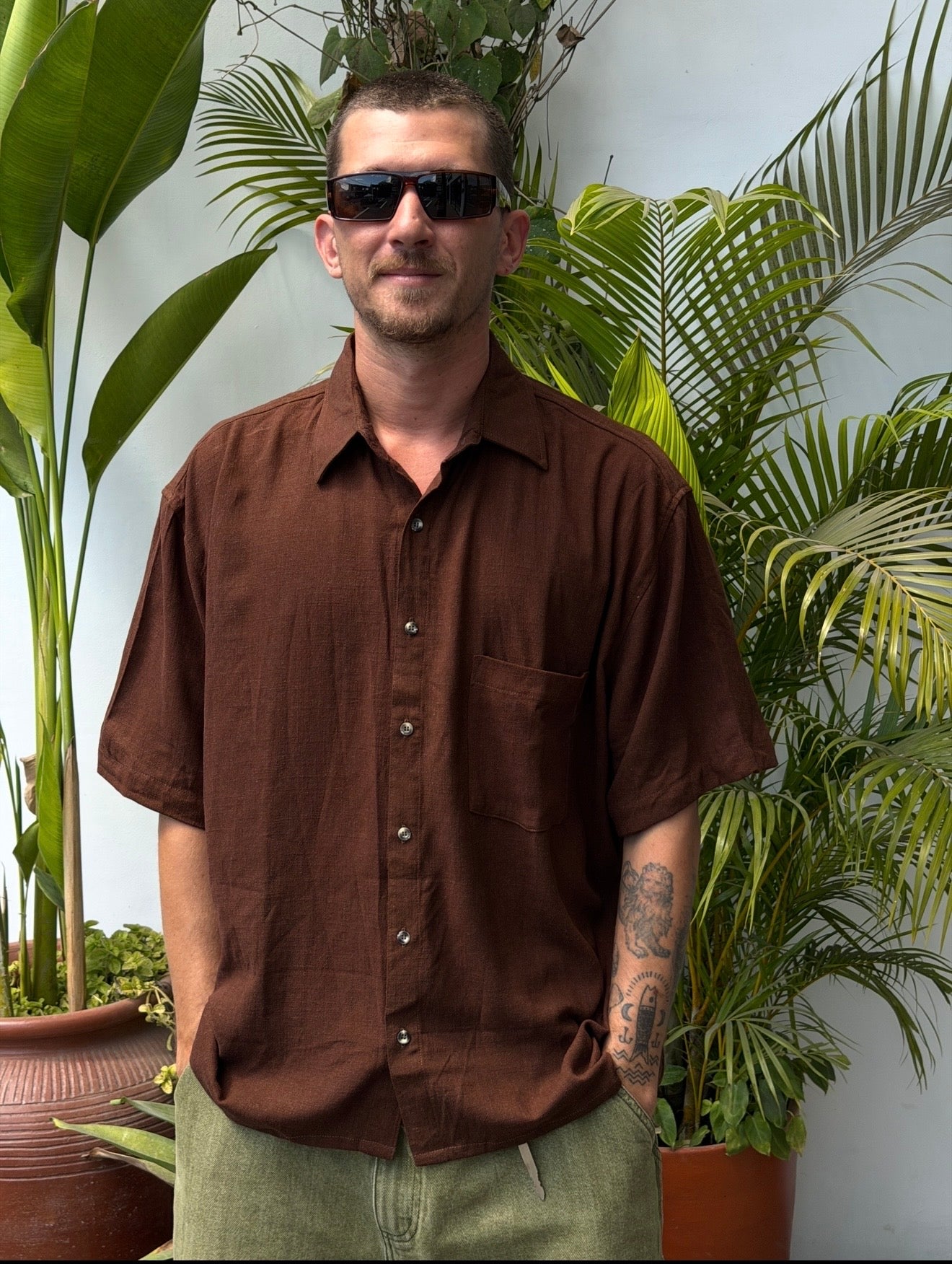 PARKER / SS LINEN SHIRT