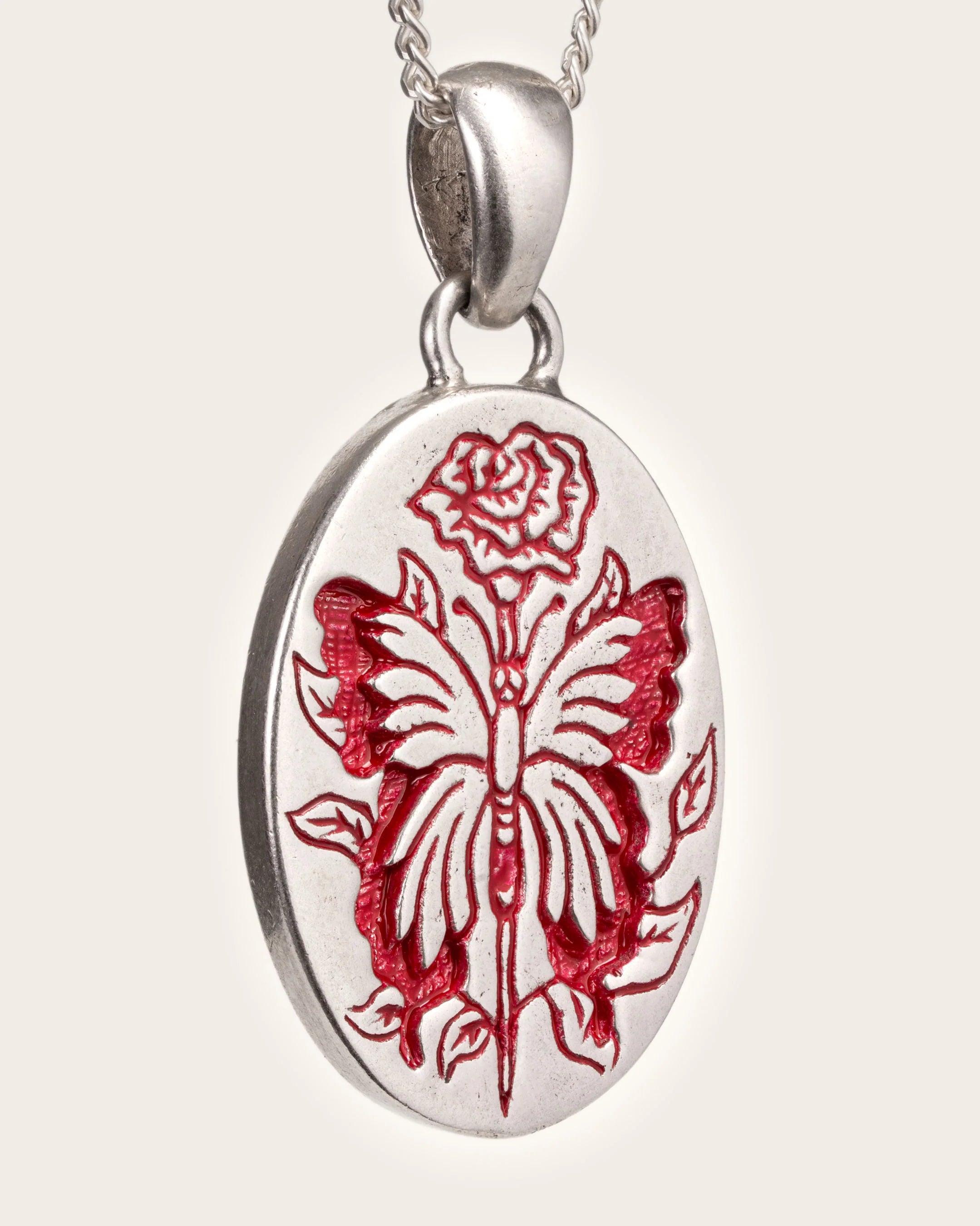 UNTOLD TRUTH / RED BUTTERFLY PENDANT