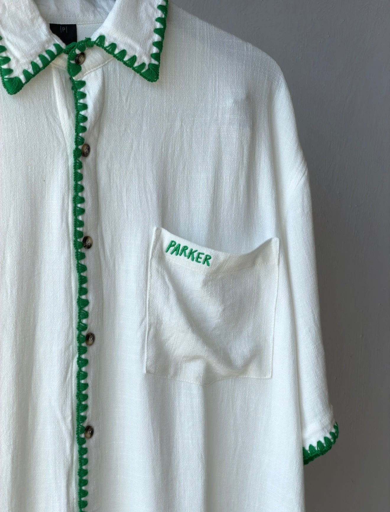 PARKER / THREAD SS LINEN SHIRT