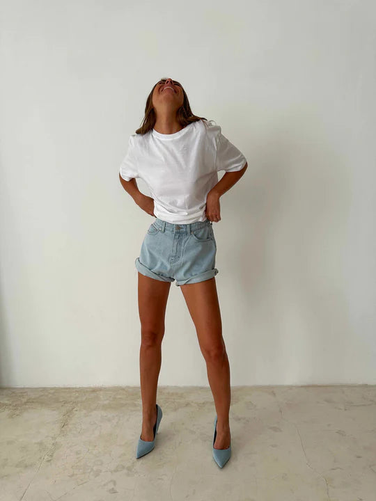 LES BASICS / ROLL UP SHORTS