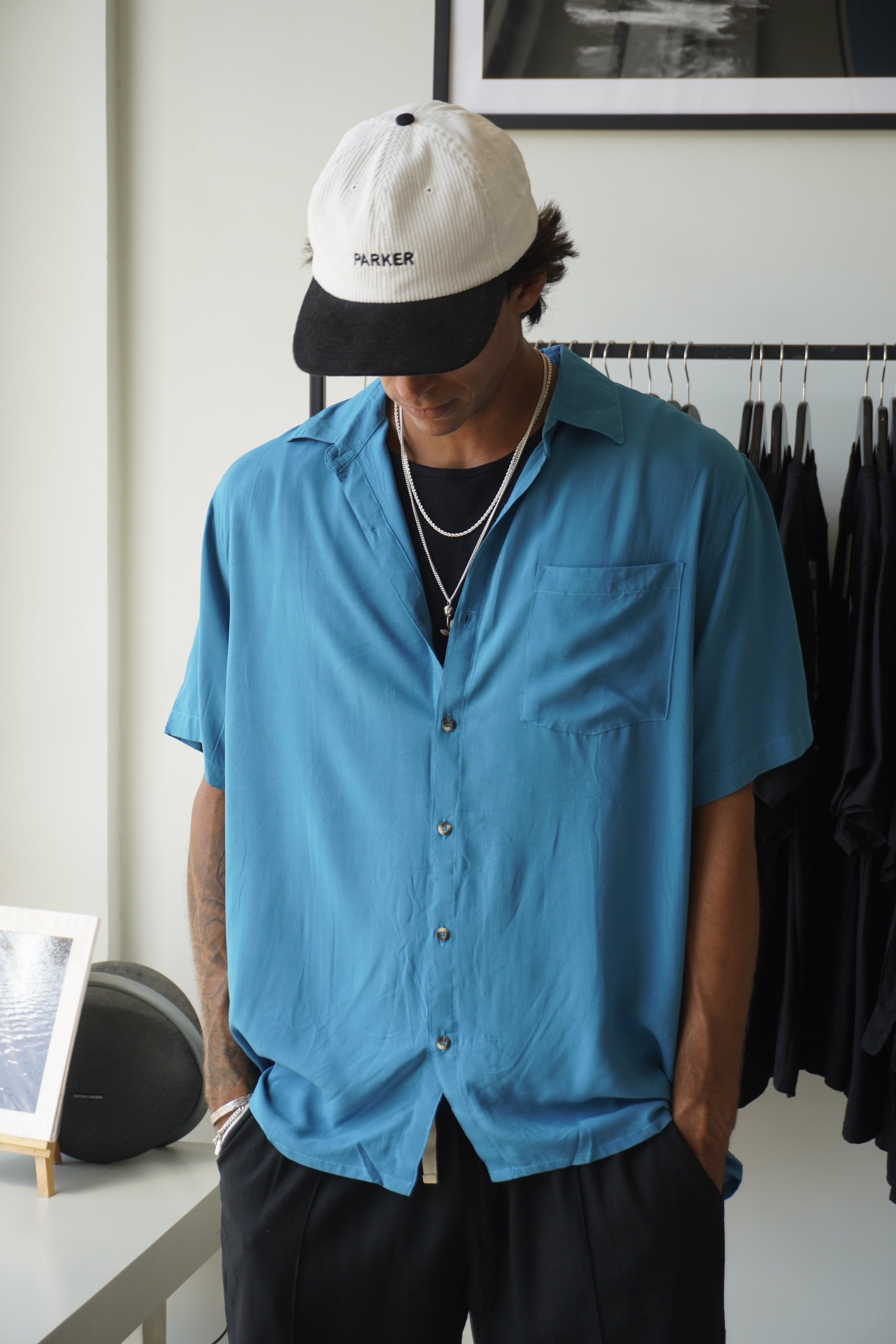 PARKER / SS RAYON SHIRT