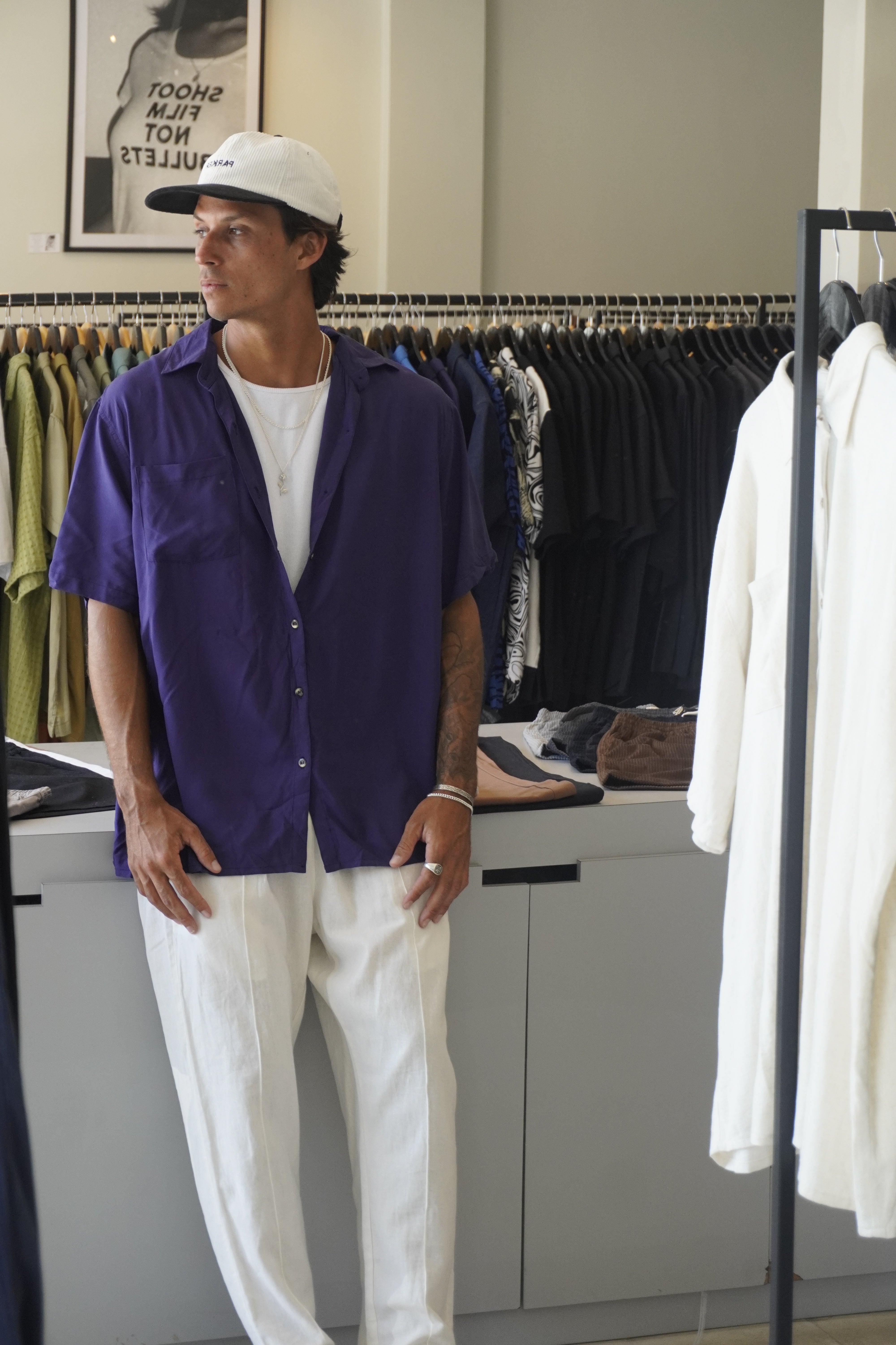 PARKER / SS RAYON SHIRT