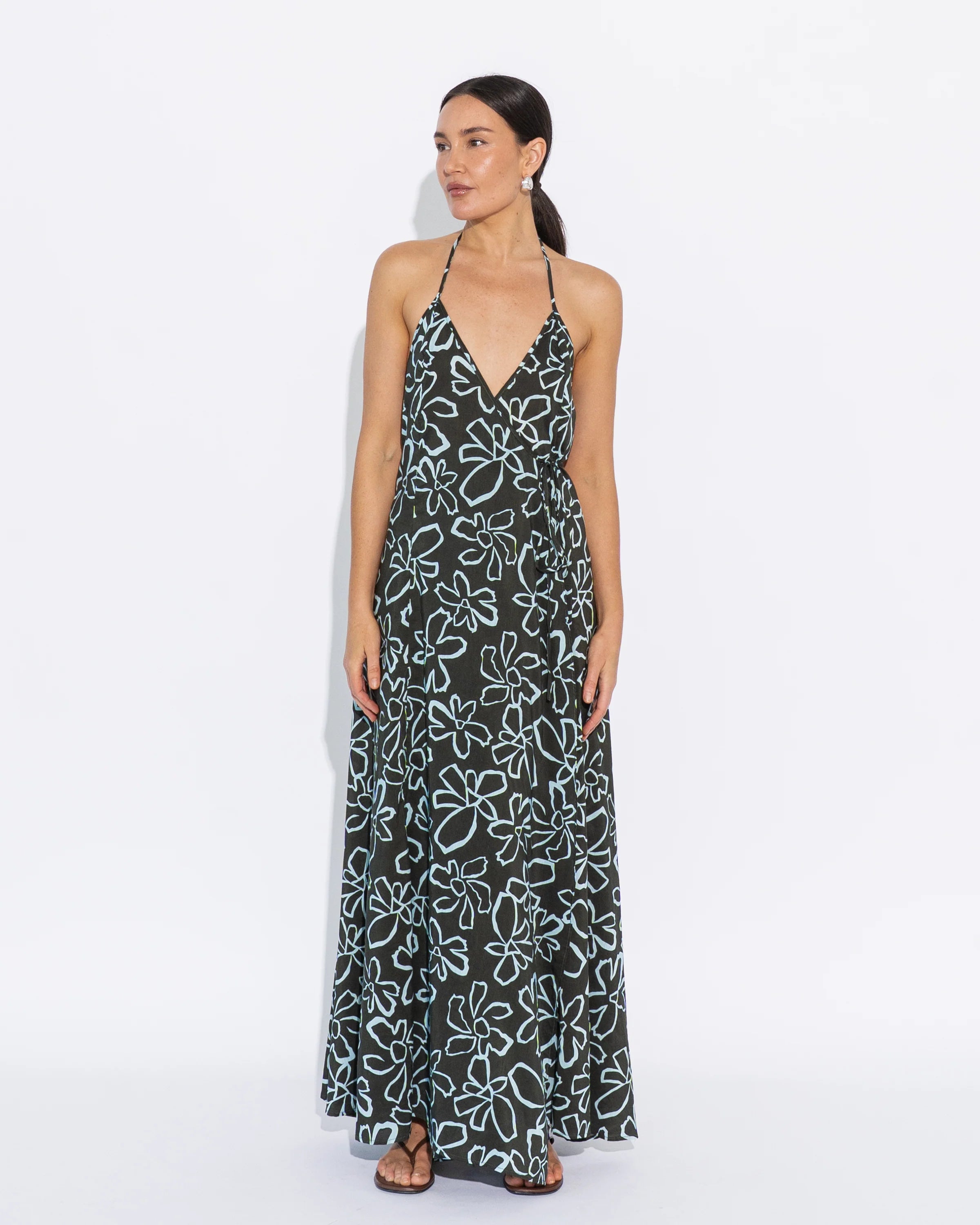 SARA FOX / CANYON HALTER DRESS
