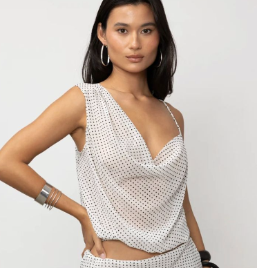 ROIRE / ODESSA TOP POLKADOT