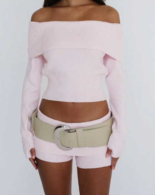 CIELLE / PALOMAR KNIT TOP PINK