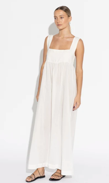 SARA FOX / MARISOL MAXI DRESS WHITE
