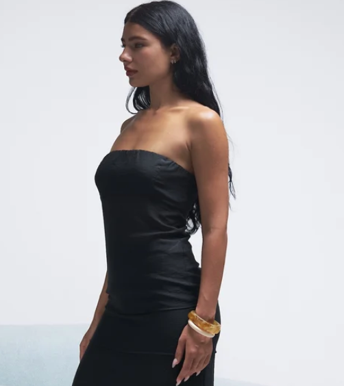 BALM WEARS / SIRA STRAPLESS TOP