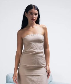 BALM WEARS / SIRA STRAPLESS TOP