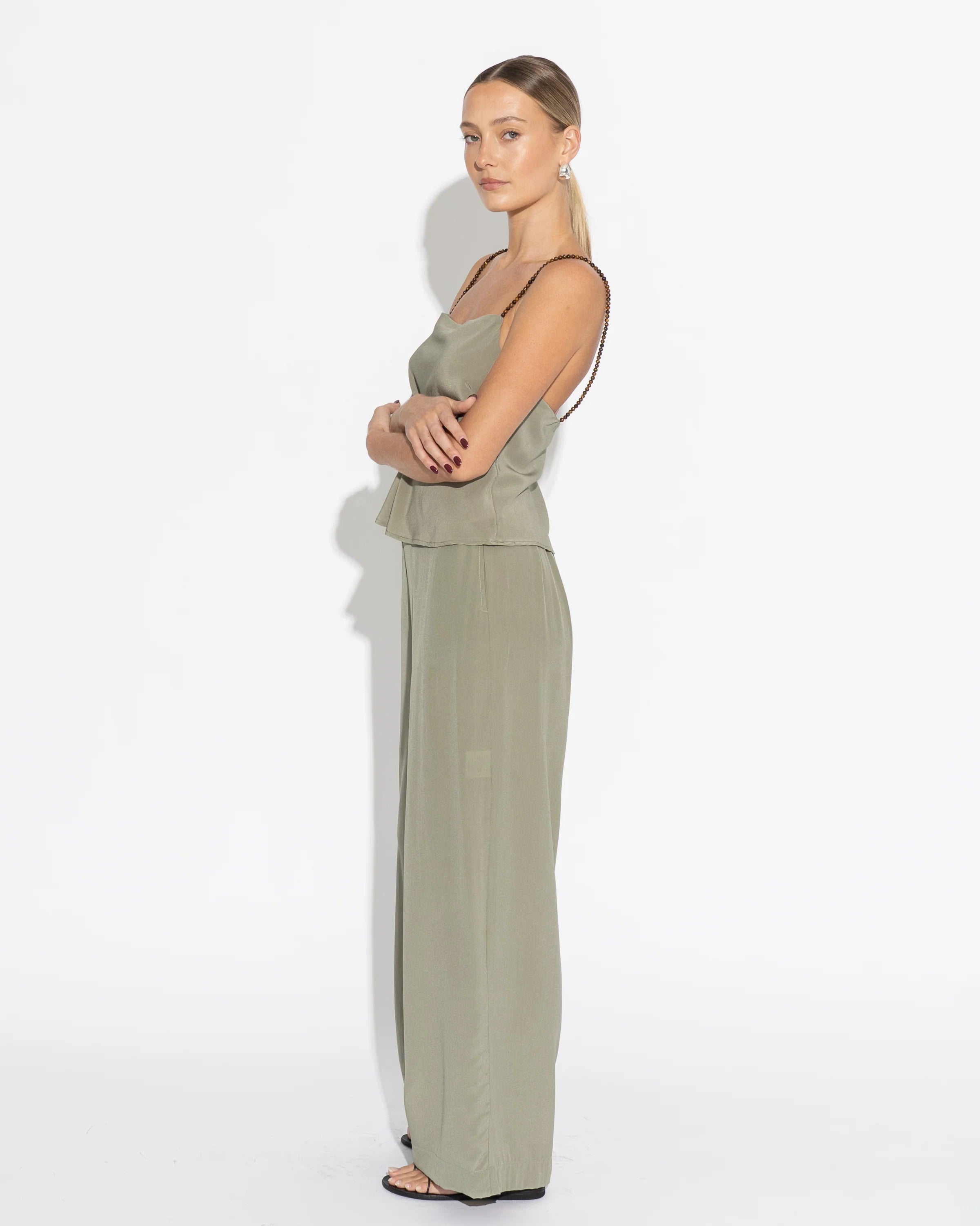 SARA FOX / PALOMA BEADED SINGLET