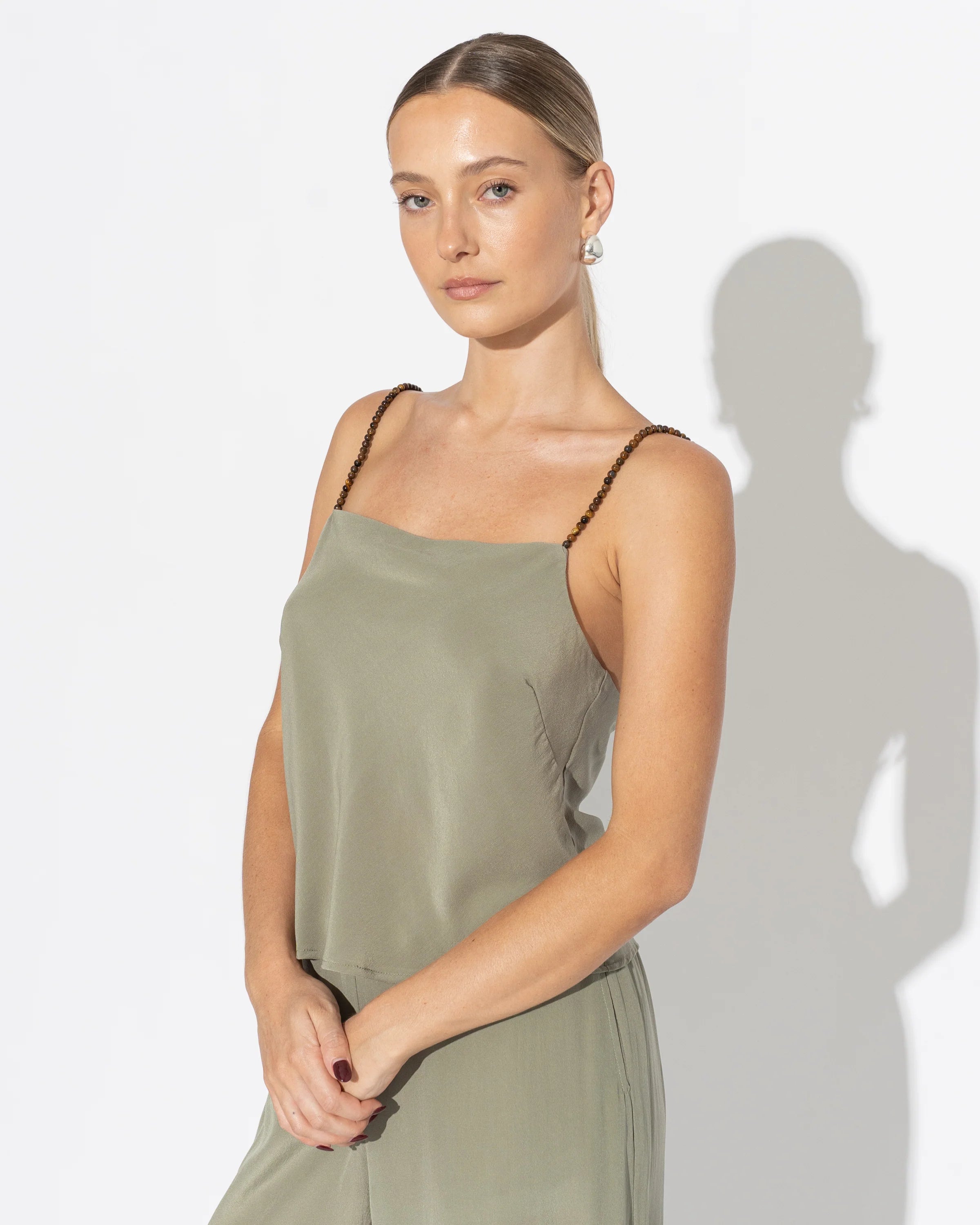 SARA FOX / PALOMA BEADED SINGLET