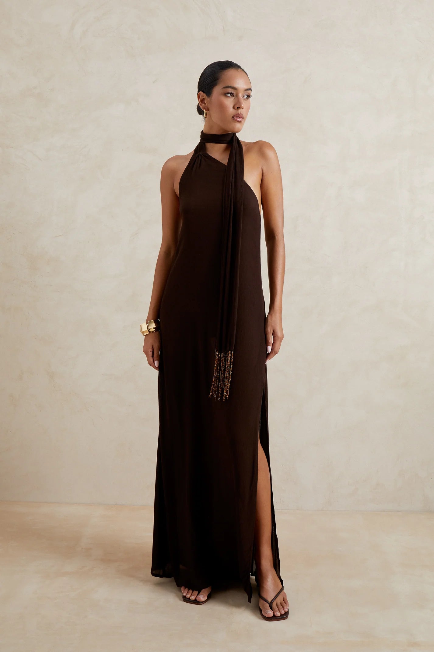TANN LINE / LUNA LONG DRESS