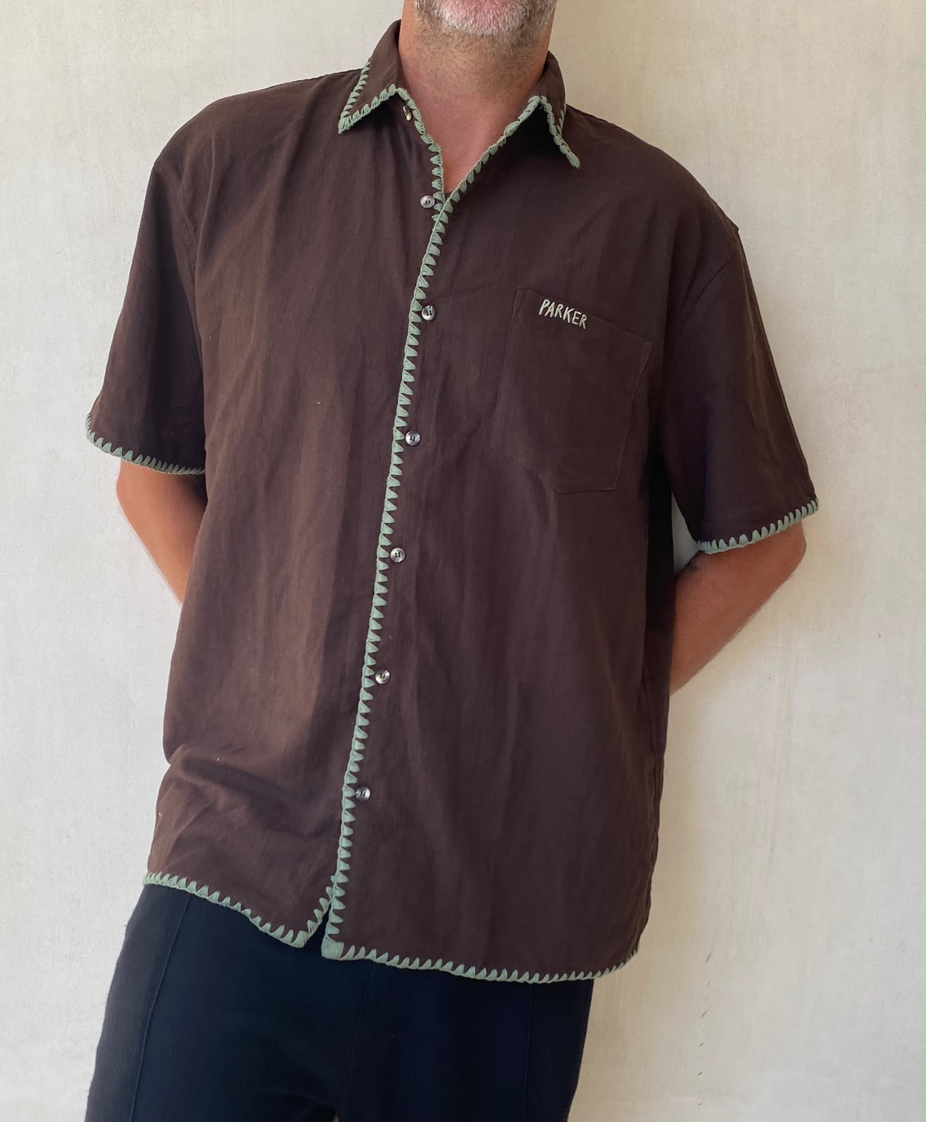PARKER / THREAD SS LINEN SHIRT