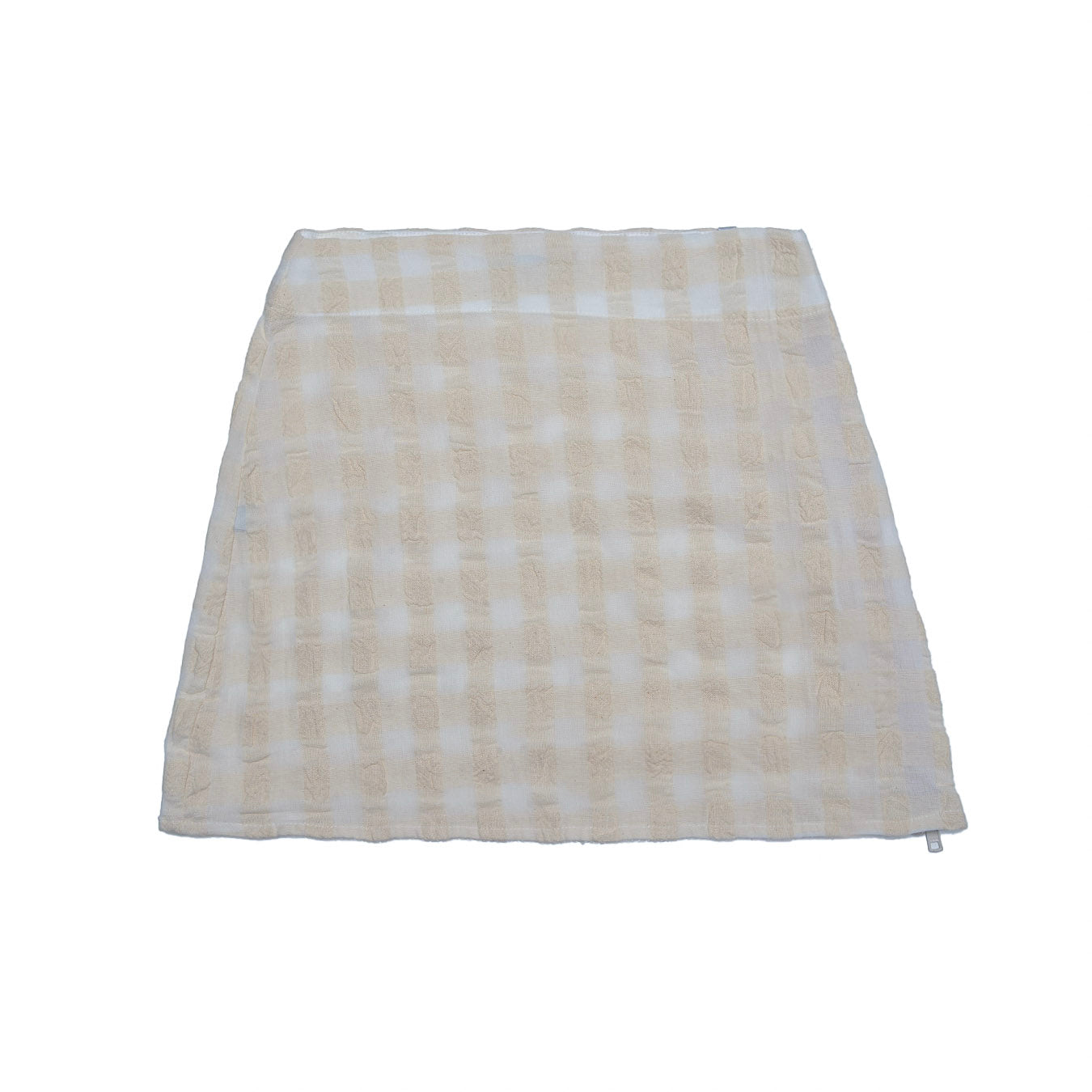 TWILM / COTTON CHECK SKIRT