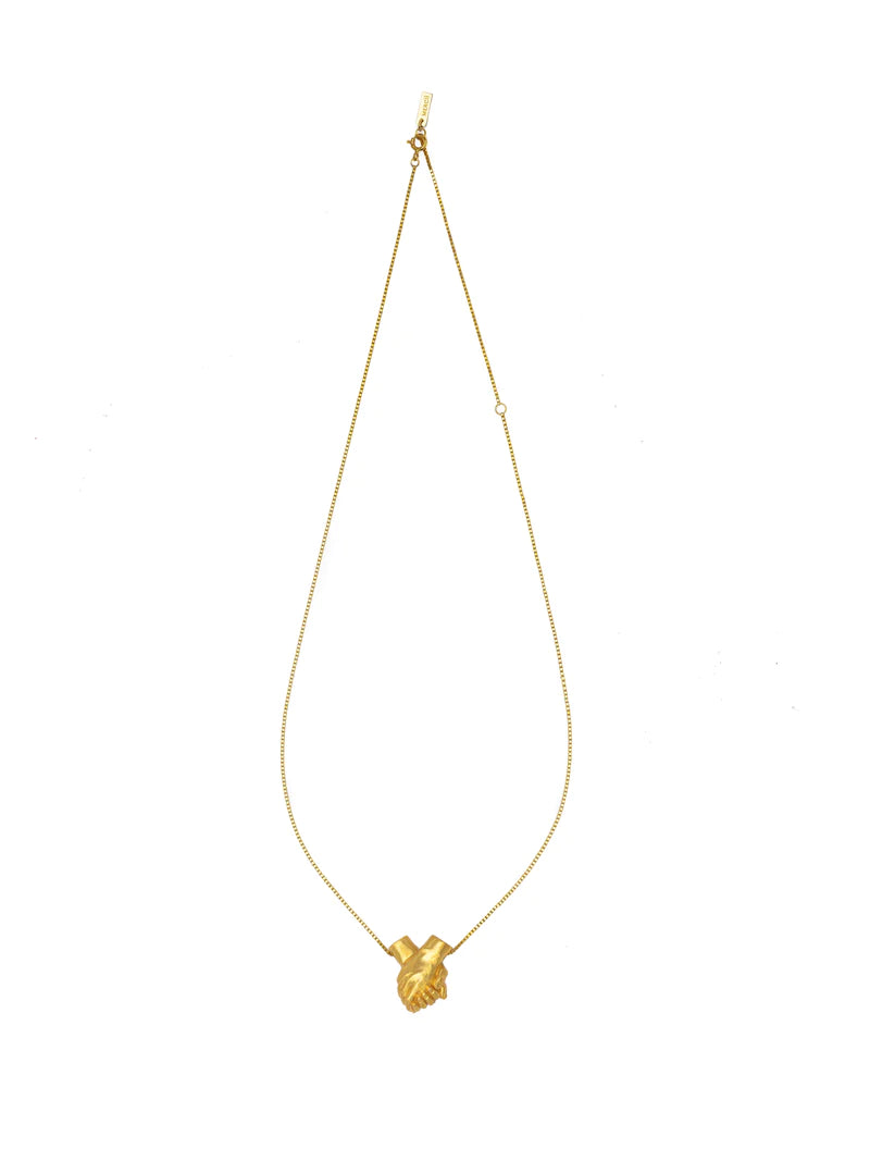 MERCII / WITH YOU GOLD NECKLACE